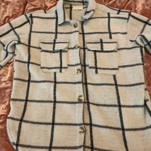 Z Supply Plaid Tucker Shirt Jacket